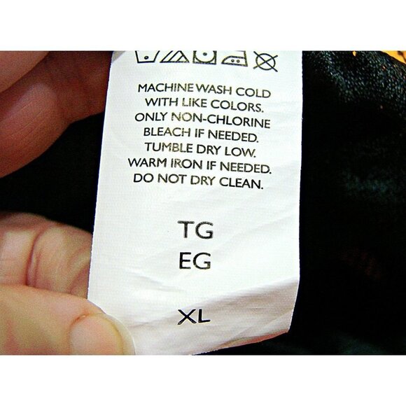 Nike Mens Drawstring Lined Swim Trunks Board Shorts Black Gray Yellow Size XL - Picture 5 of 12